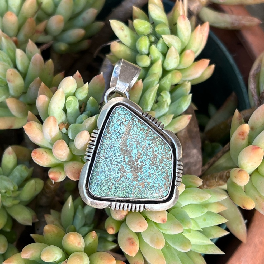 Turquoise Silver Pendant